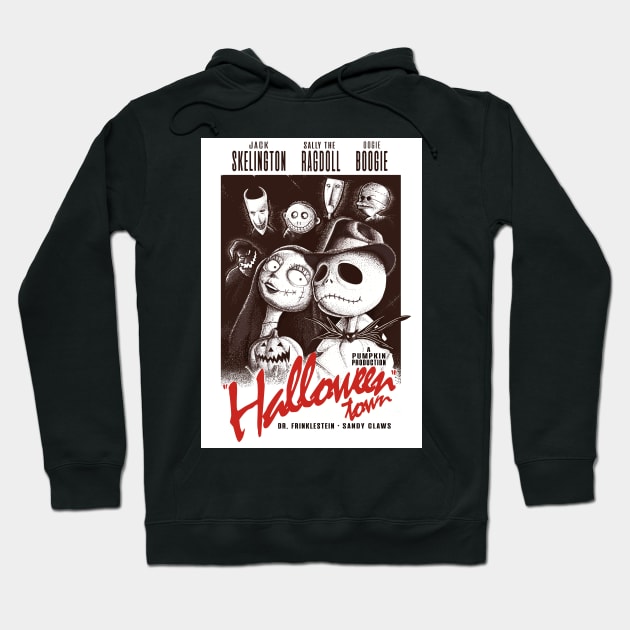 Halloween Town Hoodie by BER